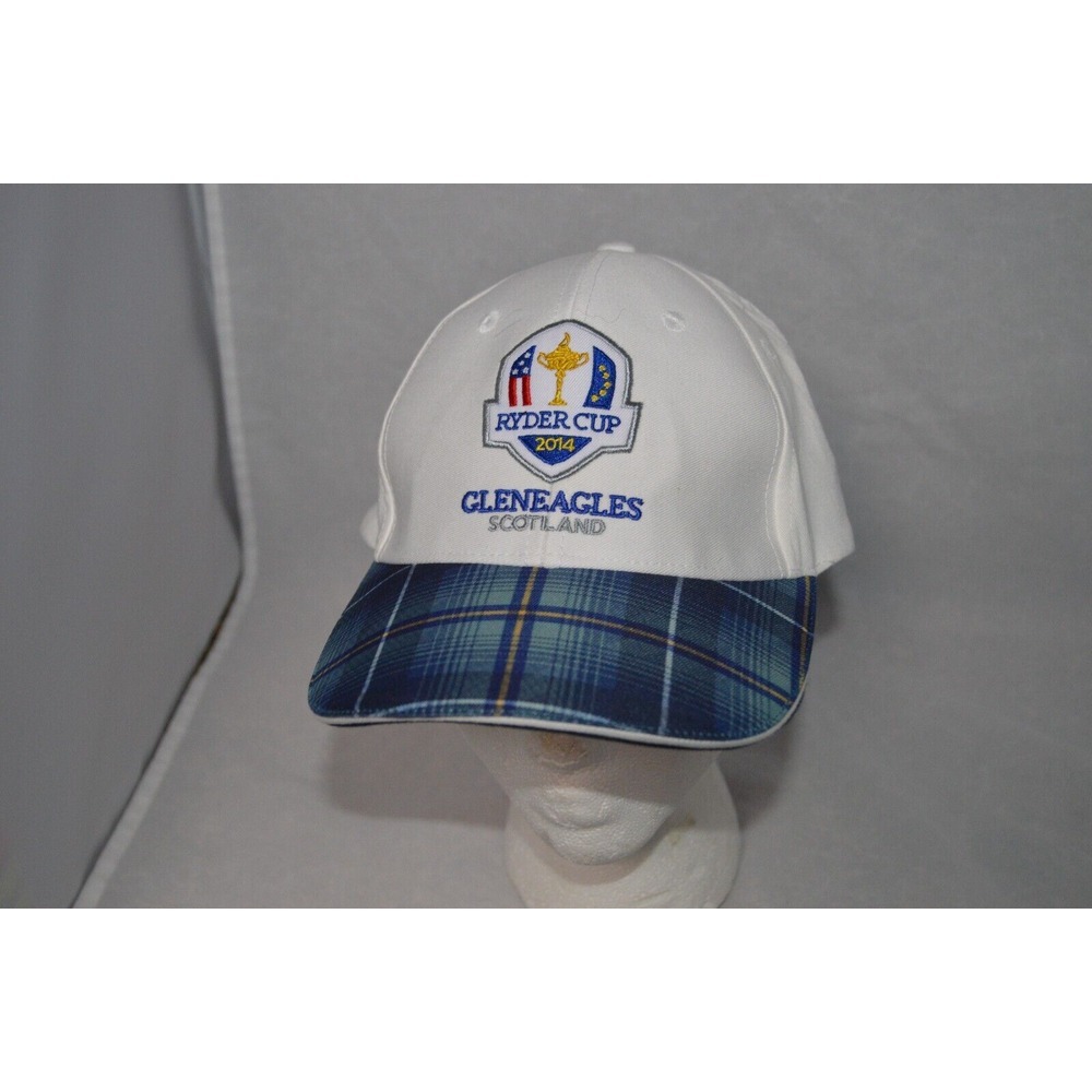 Ryder Cup 2014 Gleneagles Scotland Level4 White Hat Cap Adjustable